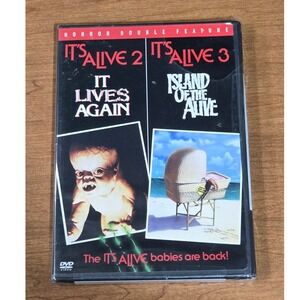It's Alive 2 It Lives Again and It's Alive 3 Island of the Alive Horror DVD NWT